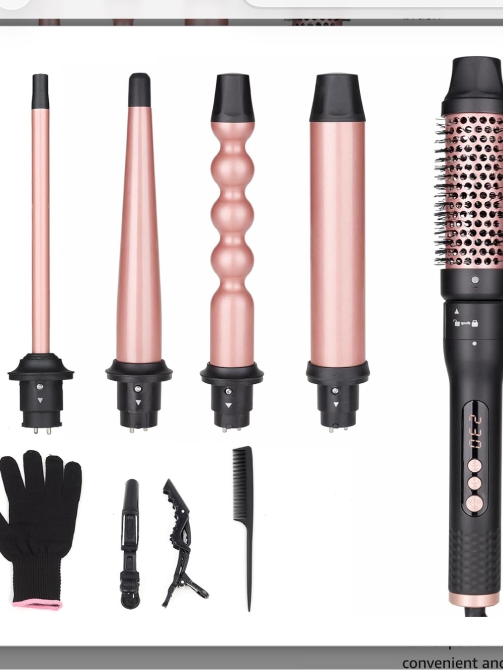 Five in one Obey hair styling kit .